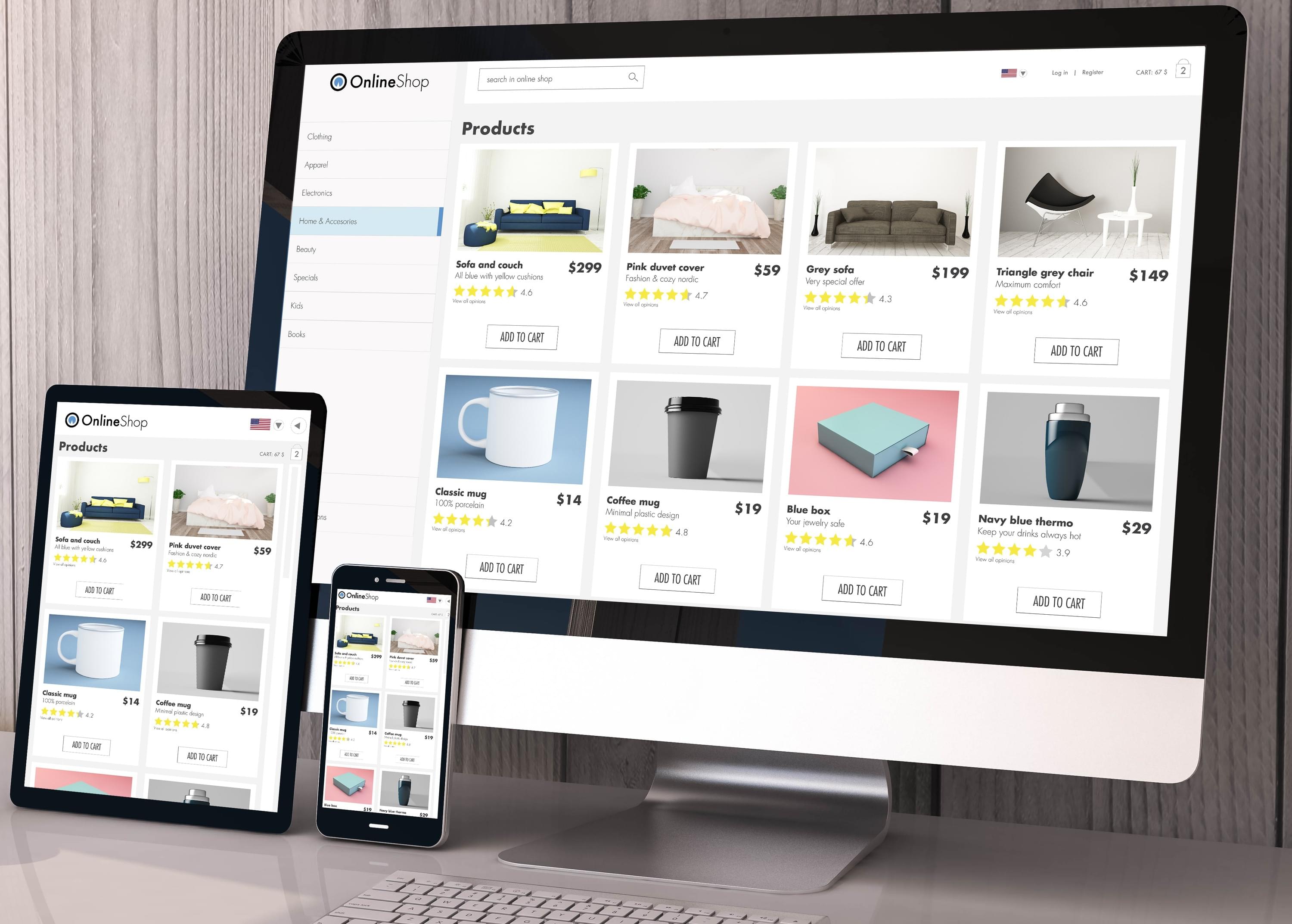 Onlineshop Erstellung Bamberg